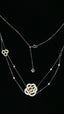 14K GOLD 0.85 CT NATURAL COLOR DIAMOND NECKLACE