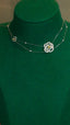 14K GOLD 0.85 CT NATURAL COLOR DIAMOND NECKLACE