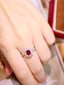 14K GOLD 1.62 CTW NATURAL RUBY & DIAMOND RING