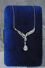 14K GOLD 0.62 CT NATURAL H DIAMOND NECKLACE