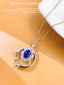 14K GOLD 2.68 CTW NATURAL SAPPHIRE & DIAMOND RING/PENDANT