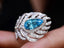 14K GOLD 2.66 CTW NATURAL PARAIBA TOURMALINE & DIAMOND RING