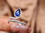 14K GOLD 1.44 CTW NATURAL SAPPHIRE & DIAMOND RING