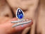 14K GOLD 1.44 CTW NATURAL SAPPHIRE & DIAMOND RING