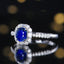 14K GOLD 1.37 CTW NATURAL SAPPHIRE & DIAMOND RING