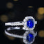 14K GOLD 1.37 CTW NATURAL SAPPHIRE & DIAMOND RING