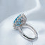 14K GOLD 8.08 CTW NATURAL AQUAMARINE & DIAMOND RING/PENDANT