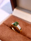 14K GOLD 1.74 CTW NATURAL TOURMALINE & DIAMOND RING