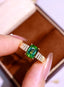 14K GOLD 1.74 CTW NATURAL TOURMALINE & DIAMOND RING