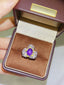 14K GOLD 6.1 CTW NATURAL STAR SAPPHIRE & DIAMOND RING