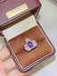 14K GOLD 6.1 CTW NATURAL STAR SAPPHIRE & DIAMOND RING