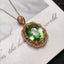 14K GOLD 10.9 CT NATURAL TOURMALINE & DIAMOND PENDANT