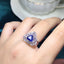 14K GOLD 1.62 CTW NATURAL SAPPHIRE & DIAMOND RING/PENDANT