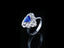 14K GOLD 1.62 CTW NATURAL SAPPHIRE & DIAMOND RING/PENDANT