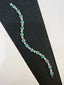 14K GOLD 5.02 CTW VIVID GREEN NATURAL EMERALD & DIAMOND BRACELET