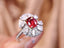 14K GOLD 1.98 CTW NATURAL RUBY & DIAMOND RING