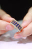 14K GOLD 1.54 CTW VIVID BLUE NATURAL SAPPHIRE & DIAMOND RING