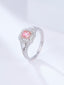 14K GOLD 0.93 CTW NATURAL PINK DIAMOND & DIAMOND RING