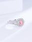 14K GOLD 0.93 CTW NATURAL PINK DIAMOND & DIAMOND RING