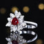 14K GOLD 0.84 CTW NATURAL RUBY & DIAMOND RING