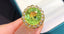 14K GOLD 8.33 CTW NATURAL TOURMALINE & DIAMOND RING