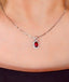 14K GOLD 1.42 CTW NATURAL RUBY & DIAMOND PENDANT