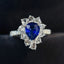 14K GOLD 2.34 CTW NATURAL SAPPHIRE & DIAMOND RING