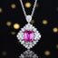 14K GOLD 2.68 CTW NATURAL PADPARADSCHA SAPPHIRE & DIAMOND RING/PENDANT