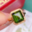 14K GOLD 5.46 CTW NATURAL TOURMALINE & DIAMOND RING