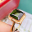 14K GOLD 5.46 CTW NATURAL TOURMALINE & DIAMOND RING