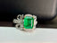 14K GOLD 2.00 CT NATURAL EMERALD & DIAMOND RING