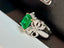 14K GOLD 2.00 CT NATURAL EMERALD & DIAMOND RING