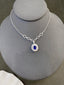 14K GOLD 6.48 CTW NATURAL SAPPHIRE & DIAMOND JEWELRY SET