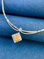 14K GOLD 1.80 CTW NATURAL YELLOW DIAMOND & GIA CERTIFIED DIAMOND NECKLACE