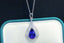 14K GOLD 2.26 CTW NATURAL TANZANITE & DIAMOND PENDANT