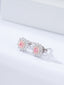 14K GOLD 0.55 CTW NATURAL PINK DIAMOND & DIAMOND EARRINGS