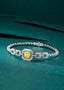 14K GOLD 2.46 CTW NATURAL YELLOW DIAMOND & DIAMOND BRACELET