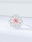 GIA CERTIFIED 14K GOLD 2.43 CTW NATURAL PINK DIAMOND & DIAMOND RING