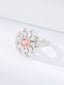 GIA CERTIFIED 14K GOLD 2.43 CTW NATURAL PINK DIAMOND & DIAMOND RING