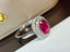 14K GOLD 1.25 CT NATURAL RUBY & DIAMOND RING