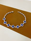 14K GOLD 5.47 CTW NATURAL SAPPHIRE & DIAMOND BRACELET