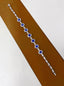 14K GOLD 5.47 CTW NATURAL SAPPHIRE & DIAMOND BRACELET