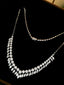 14K GOLD 8.20 CT NATURAL H DIAMOND NECKLACE