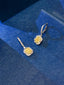 14K GOLD 5.27 CTW NATURAL YELLOW DIAMOND & DIAMOND JEWELRY SET