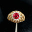 14K GOLD 2.14 CTW NATURAL RUBY & DIAMOND RING