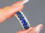 14K GOLD 2.92 CTW NATURAL SAPPHIRE & DIAMOND RING