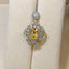 14K GOLD 1.37 CTW NATURAL SAPPHIRE & DIAMOND PENDANT