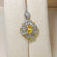 14K GOLD 1.37 CTW NATURAL SAPPHIRE & DIAMOND PENDANT