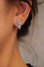 14K GOLD 1.00 CT NATURAL H DIAMOND EARRINGS