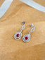 14K GOLD 4.59 CTW NATURAL RUBY & DIAMOND JEWELRY SET